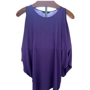 Lauren Ralph Lauren Women’s Lilac Batwing Sleeve Top Size M – New with Flaw